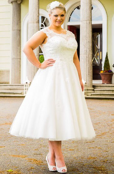 plus size rockabilly wedding dress