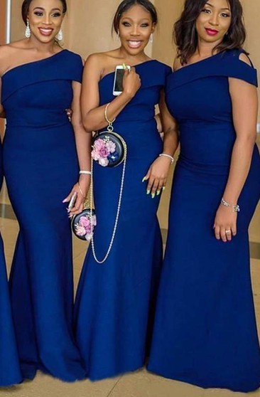 cobalt blue bridesmaid dress