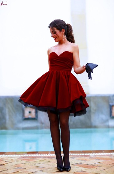 Cheap Red Prom Dress Short Red Cocktail Formal Gowns Dorris Wedding Cheap Red Prom Dress Short Red Cocktail Formal Gowns Dorris Wedding