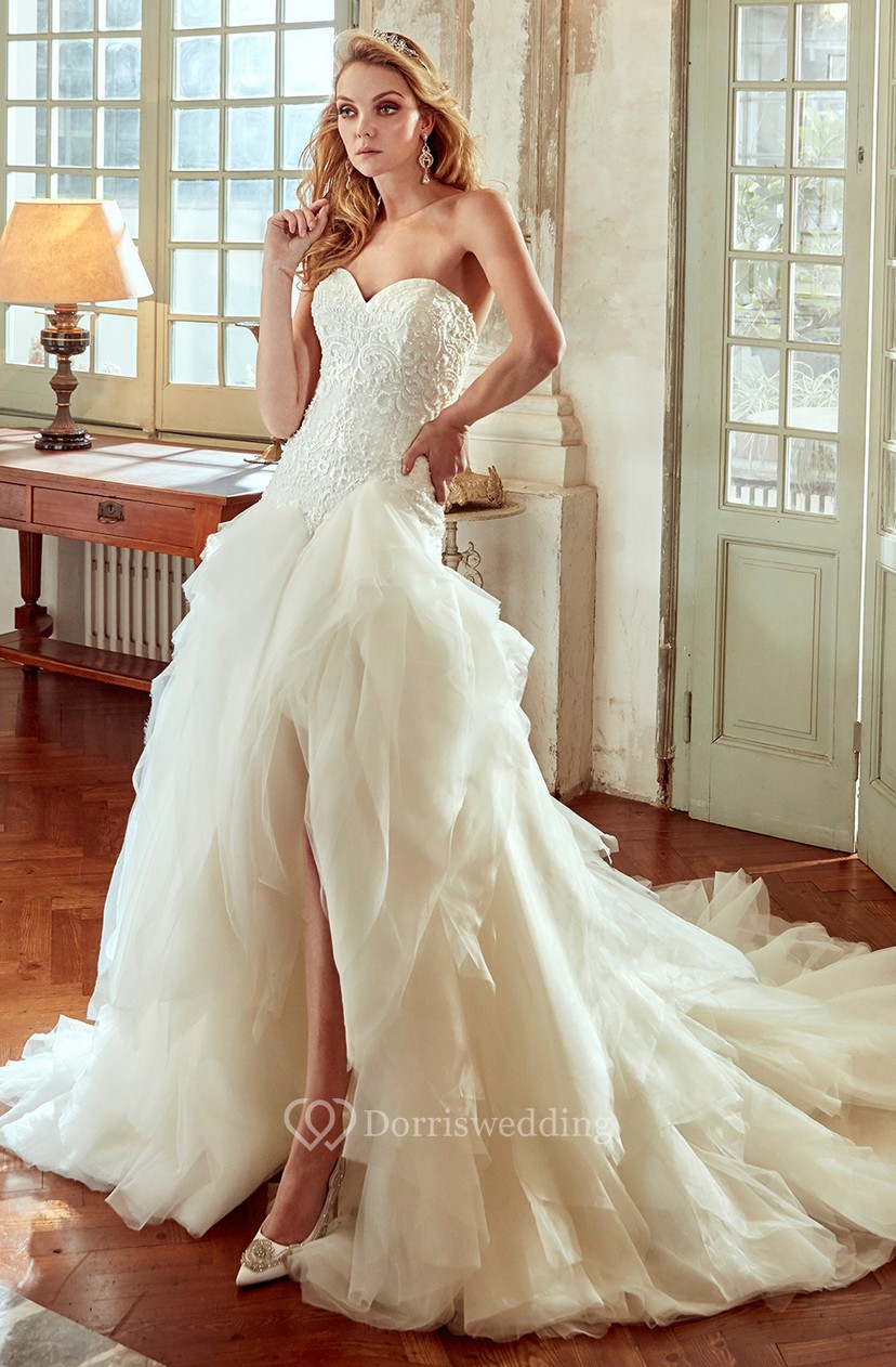 corset sweetheart wedding dress